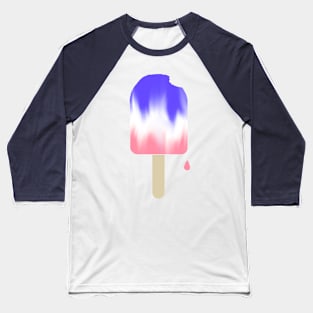 One Proud Popsicle - Trans Pride Flavor Baseball T-Shirt